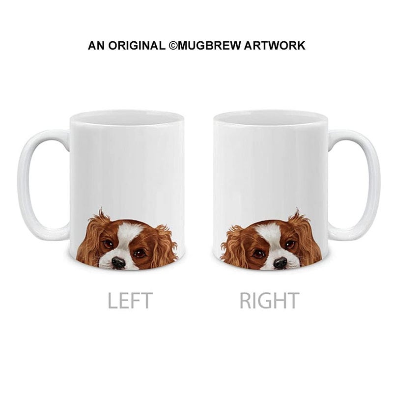 MUGBREW Cavalier King Charles Spaniels Dog Ceramic Coffee Mug Tea Cup, 11 OZ - Image 2